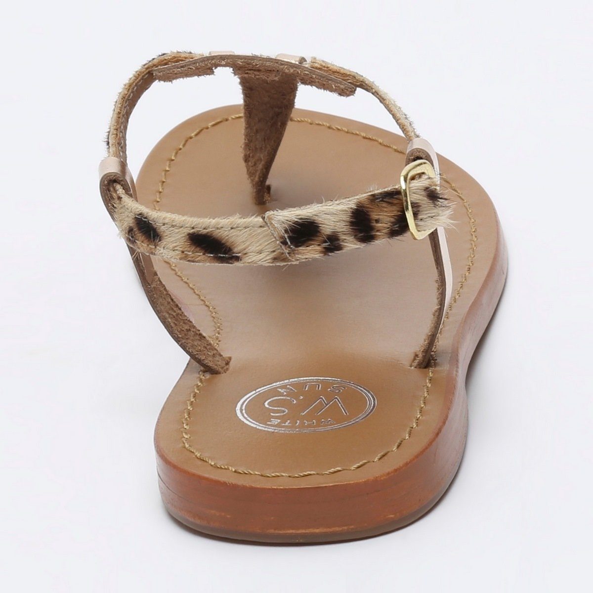 White Sun - Sandales Bulla - Gold Buff - Gold+Leopard