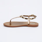 White Sun - Sandales Bulla - Gold Buff - Gold+Leopard