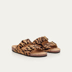 Odette Tora Printed Leather Sandals