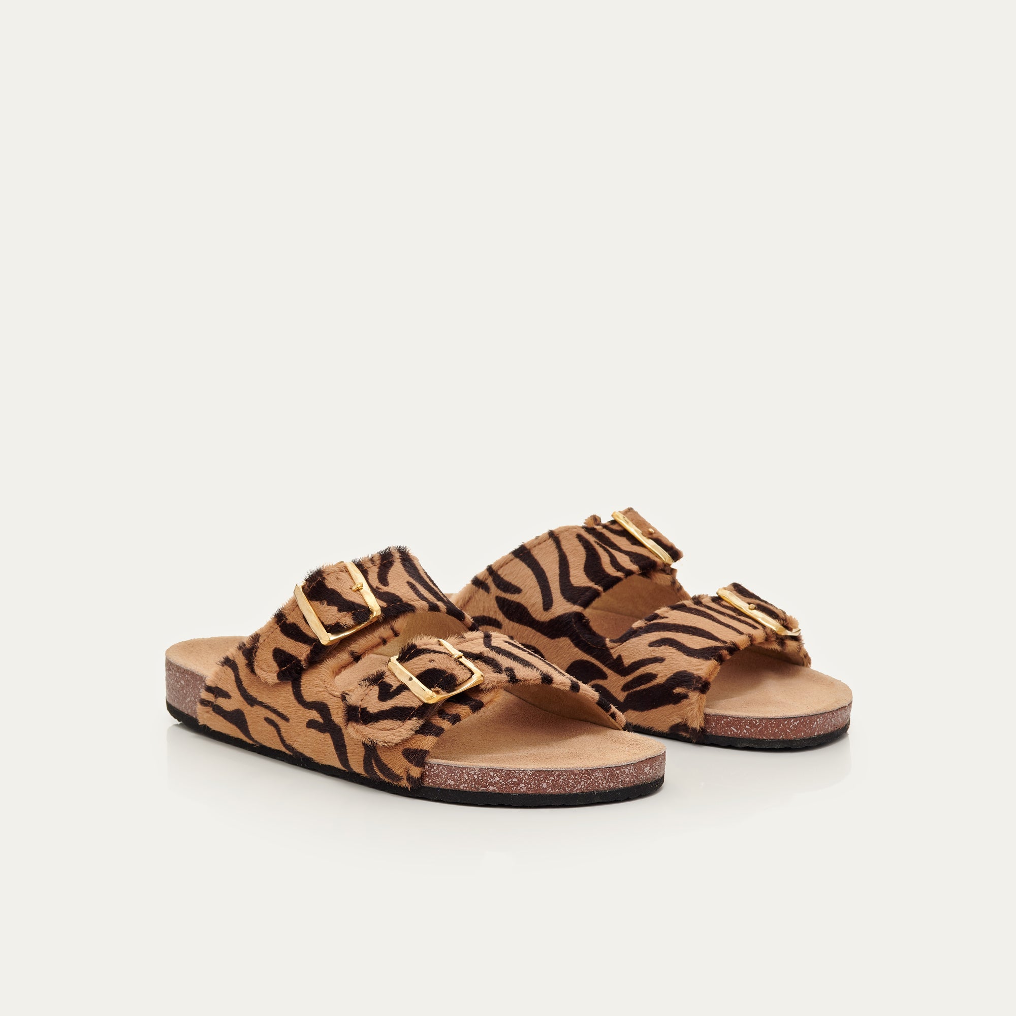 Odette Tora Printed Leather Sandals