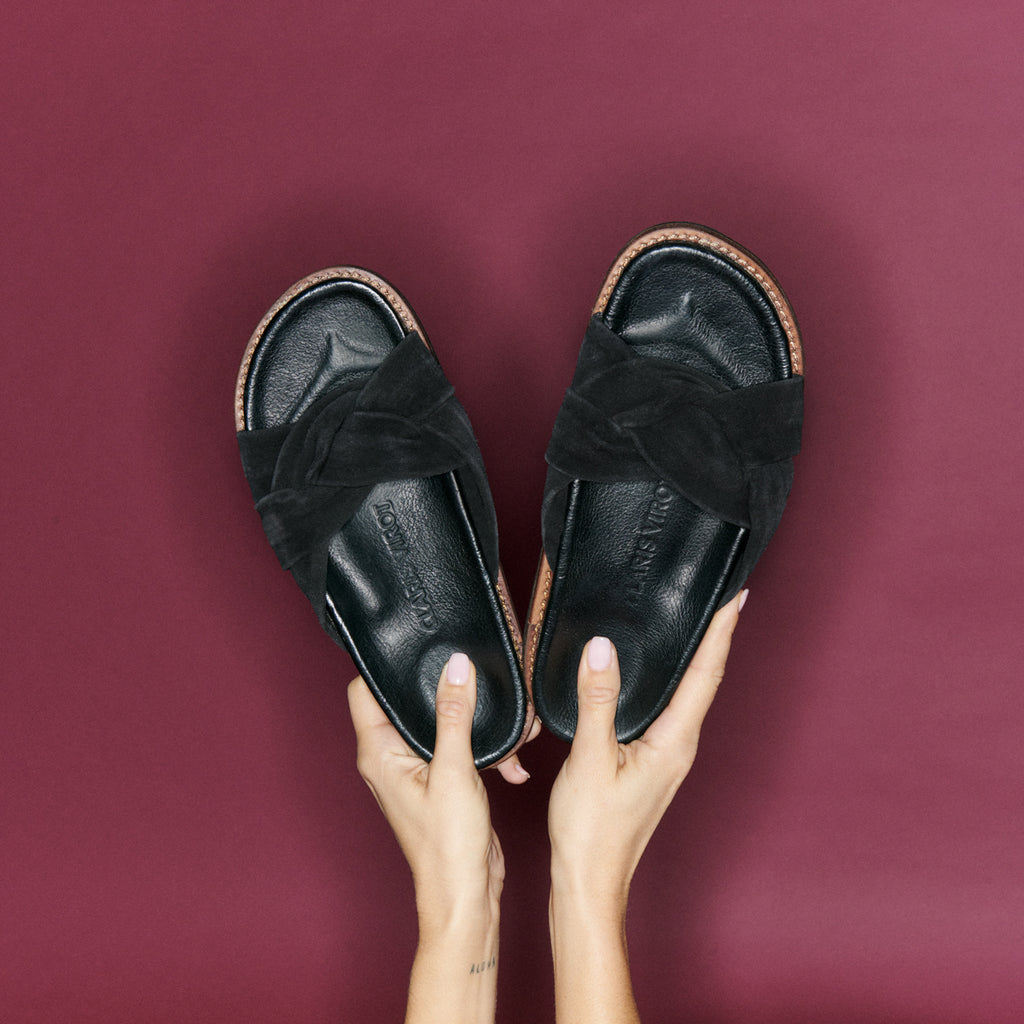 Sandalias Jeannette de Piel Negro