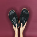 Sandalias Jeannette de Piel Negro