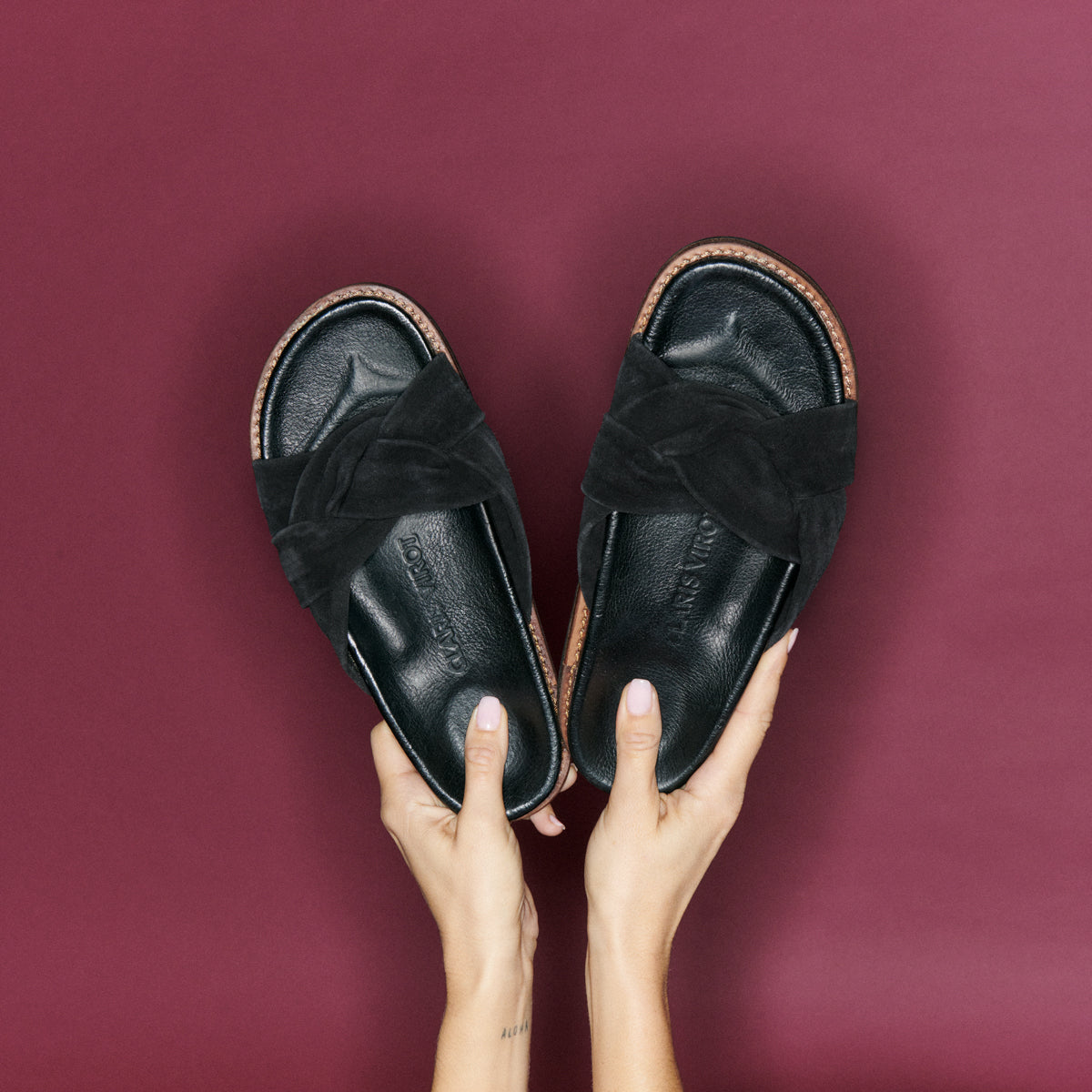 Sandalias Jeannette de Piel Negro