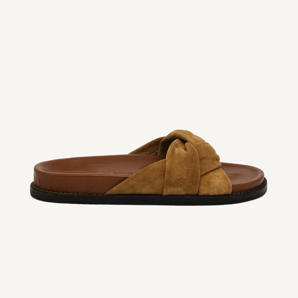 Sandalias Jeannette de piel pecana