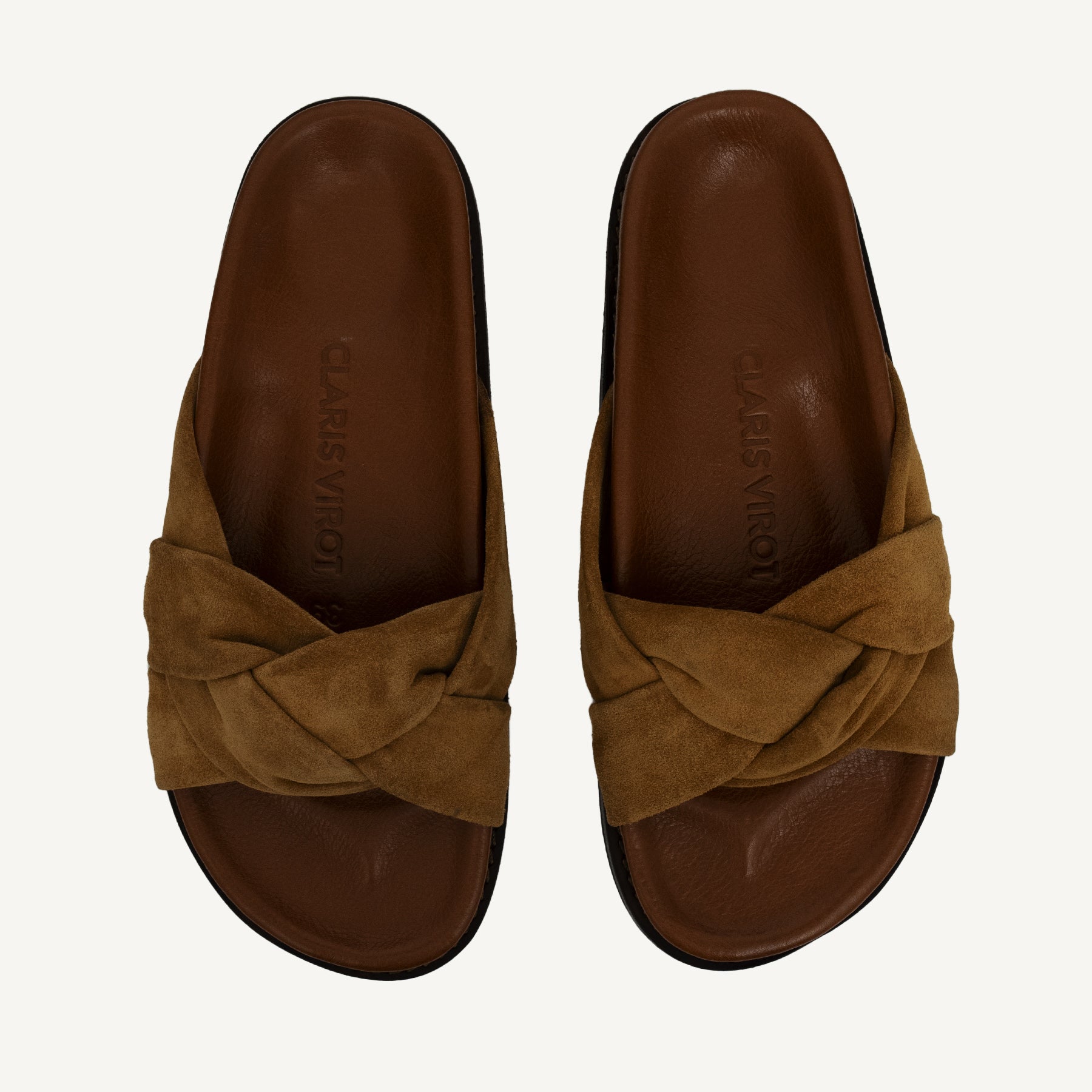 Sandalias Jeannette de piel pecana