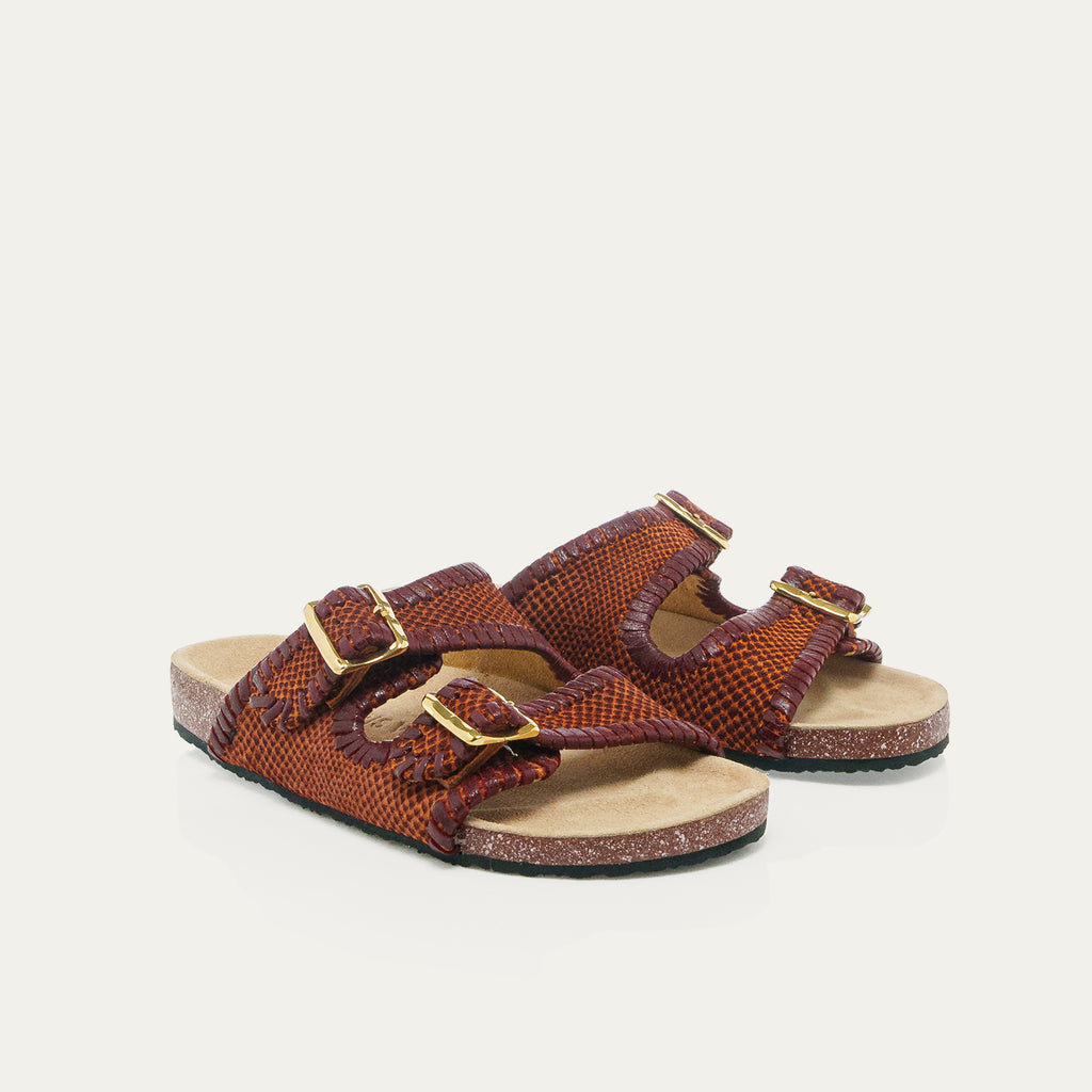 Sandalias Sekhmet Odette de piel