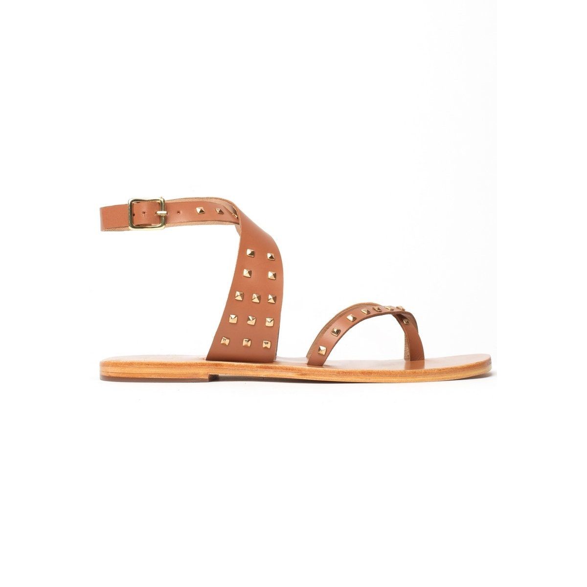 Teensandalen Aida - Camel - Dames