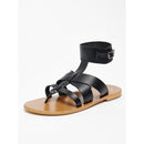 White Sun - Sandalias con puntera abierta Aydin - Negro - Mujer