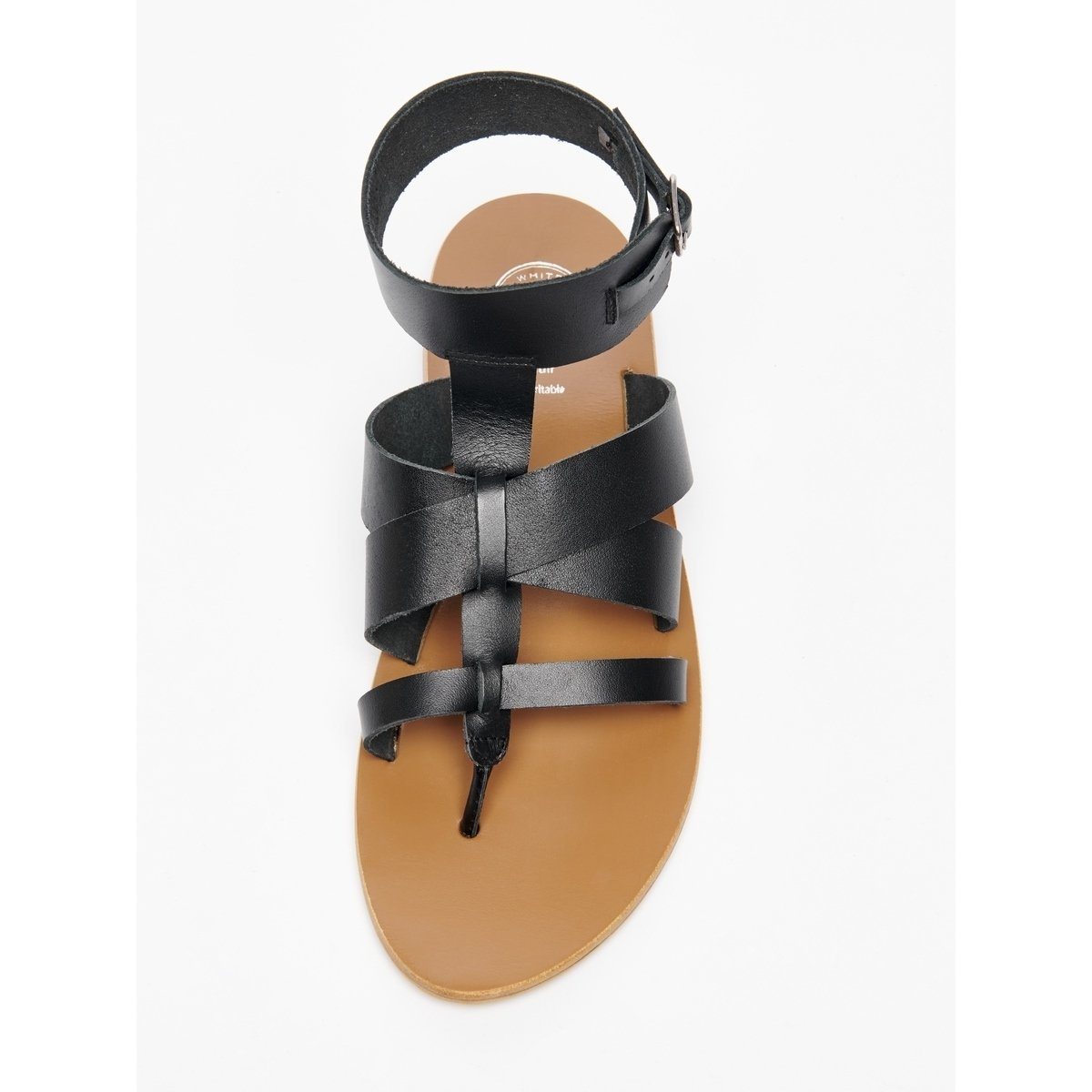 White Sun - Sandales Entre-Doigts Aydin - Noir - Femme