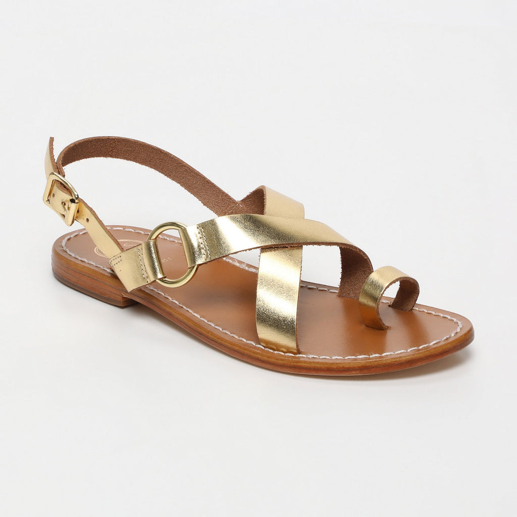 White Sun - Sandales Devakali - Dark Gold Buff - Dark Gold