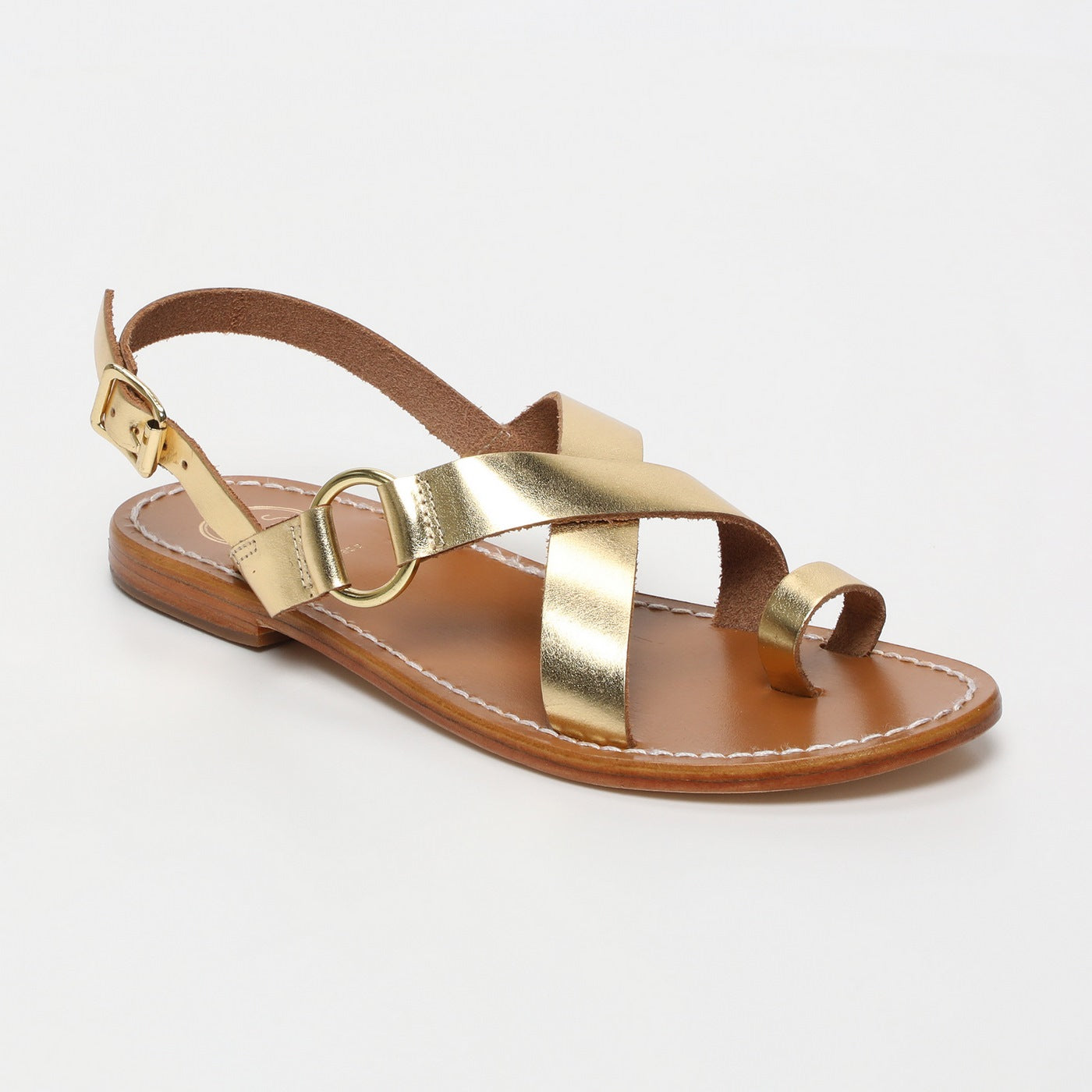 White Sun - Sandales Devakali - Dark Gold Buff - Dark Gold