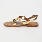 White Sun - Sandales Devakali - Dark Gold Buff - Dark Gold