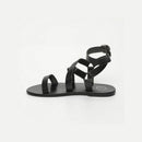 White Sun - Sandales Charel - Black Buff - Black