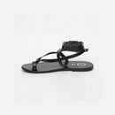 White Sun - Sandales Hermance - Black Buff - Black