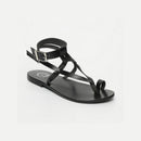 White Sun - Sandales Hermance - Black Buff - Black