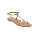 White Sun - Sandales Lagorn - Silver Goat Leather - Silver