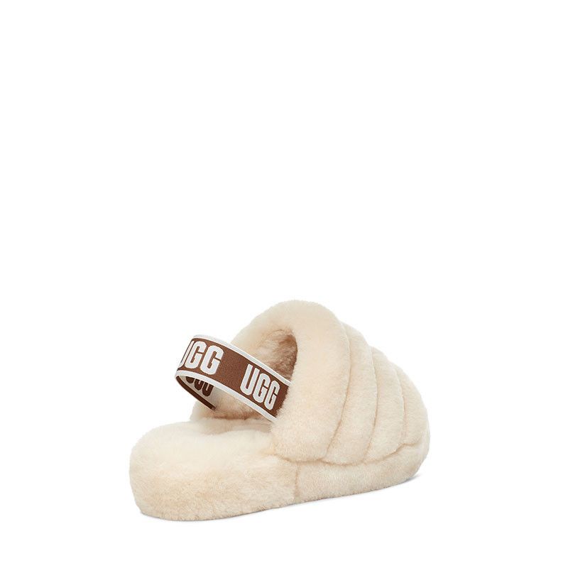 Fluff Yeah Slide Sandals - Beige - Women