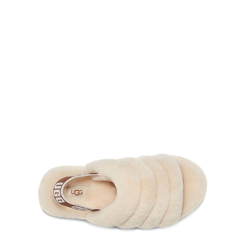 Fluff Yeah Slide Sandals - Beige - Women