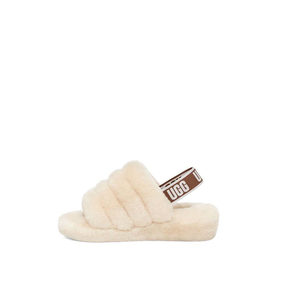Fluff Yeah Slide Sandals - Beige - Women