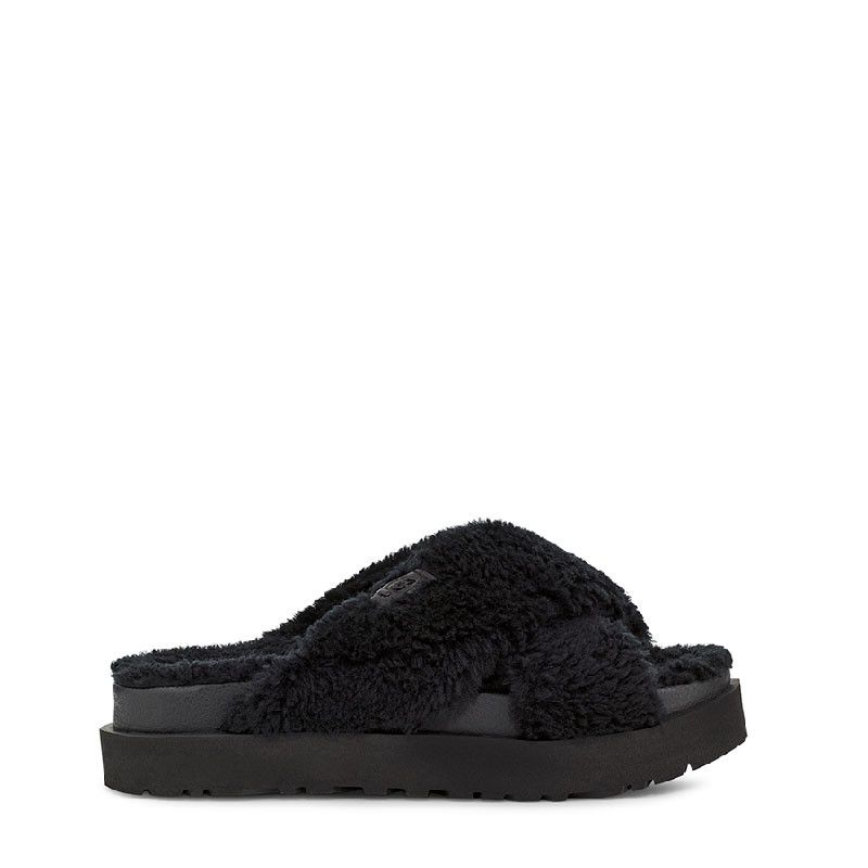 Sandalias Fuzz Sugar Cross Slide - Negro - Mujer