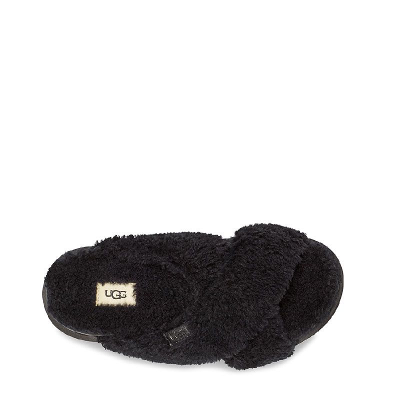 Sandalias Fuzz Sugar Cross Slide - Negro - Mujer