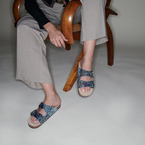 Lizard Odette Renaissance Camo Sandals