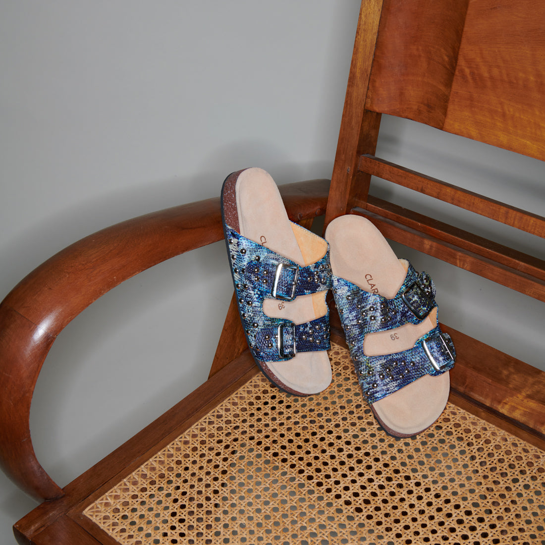Sandales Lézard Odette Renaissance Camo