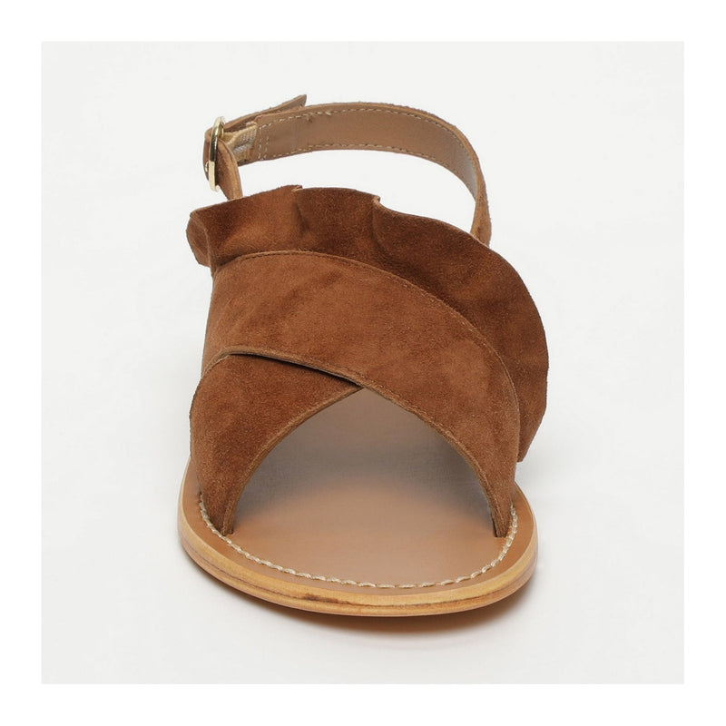 White Sun - Lilly Sandals - Suede Camel - Camel