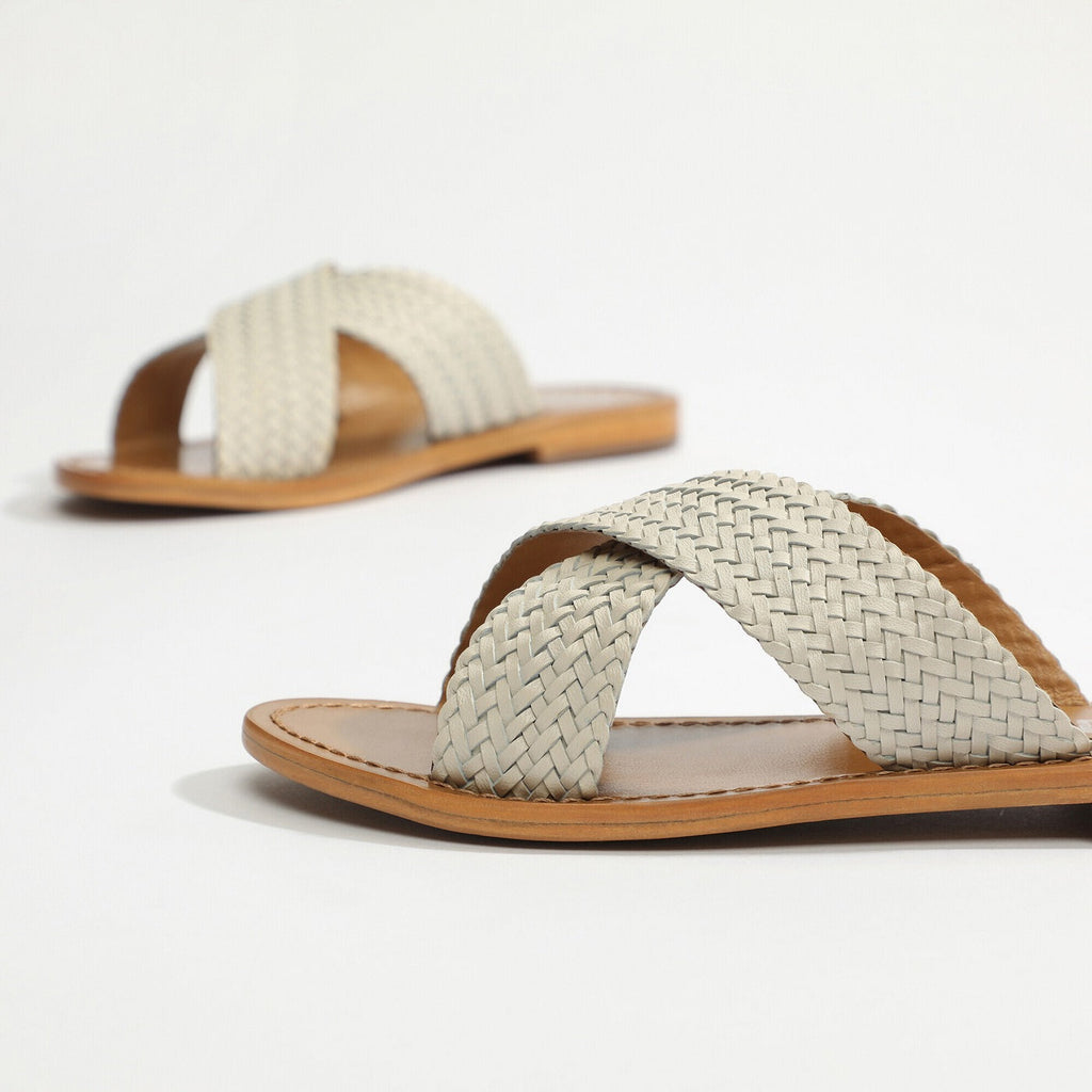 White Sun - Mules Malvarrosa - Ivory