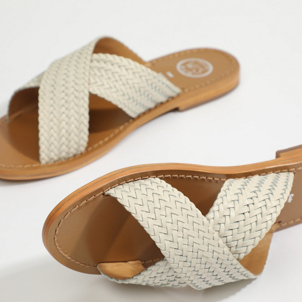 White Sun - Mules Malvarrosa - Ivory