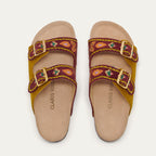 Odette Sandals Leather Purple Cashmere