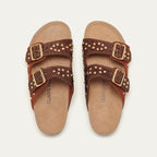Sandalias Odette Choco Pitón