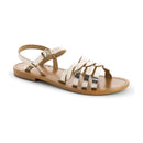 White Sun - Rubra Sandals - Buff Gold - Gold