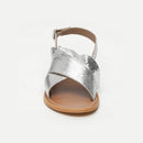 White Sun - Trendy Lilly Sandals - Silver - Women