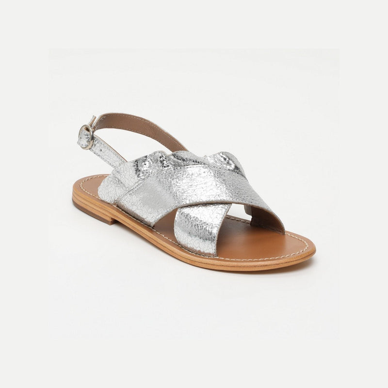 White Sun - Trendy Lilly Sandals - Silver - Women