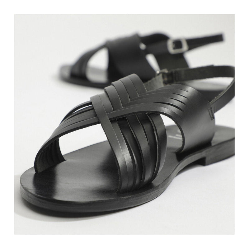 White Sun - Sandales Wintera - Black Buff - Black