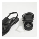 White Sun - Sandales Wintera - Black Buff - Black