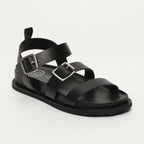White Sun - Sandales Tamia - Black Buff - Black