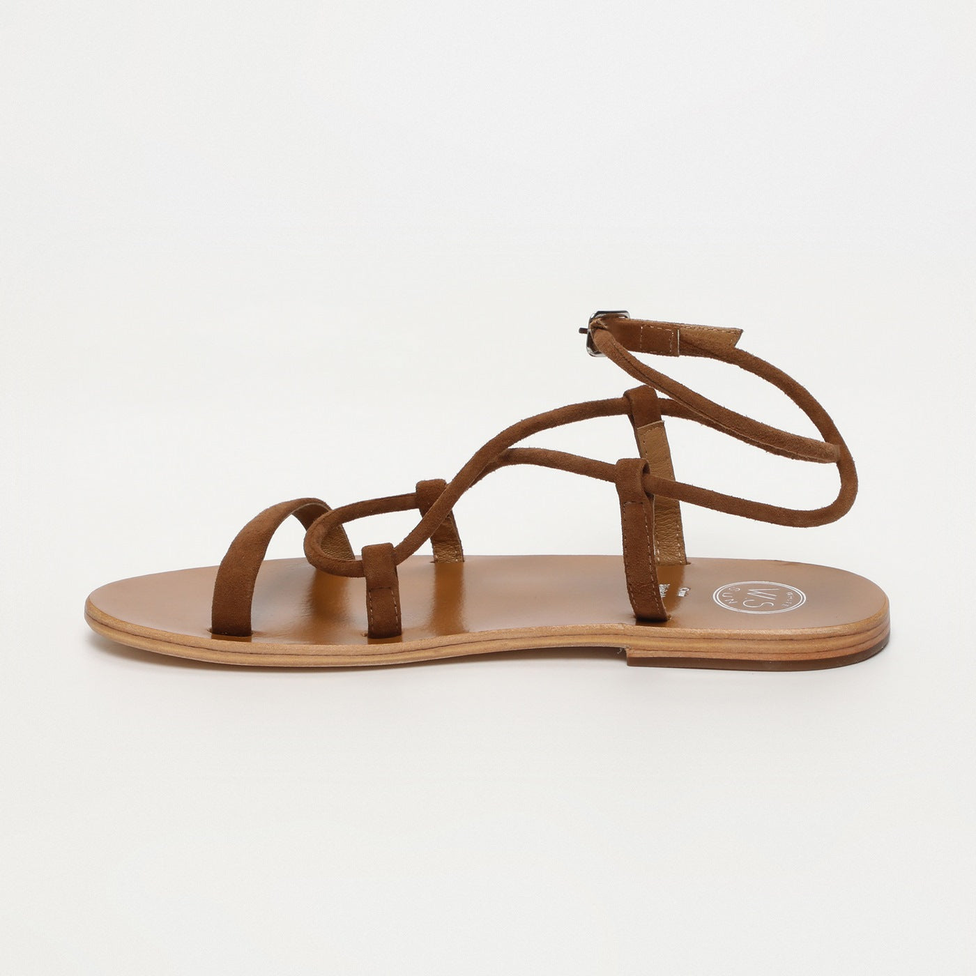 White Sun - Sandalias Taylee - Ante de cabra camel - Camel