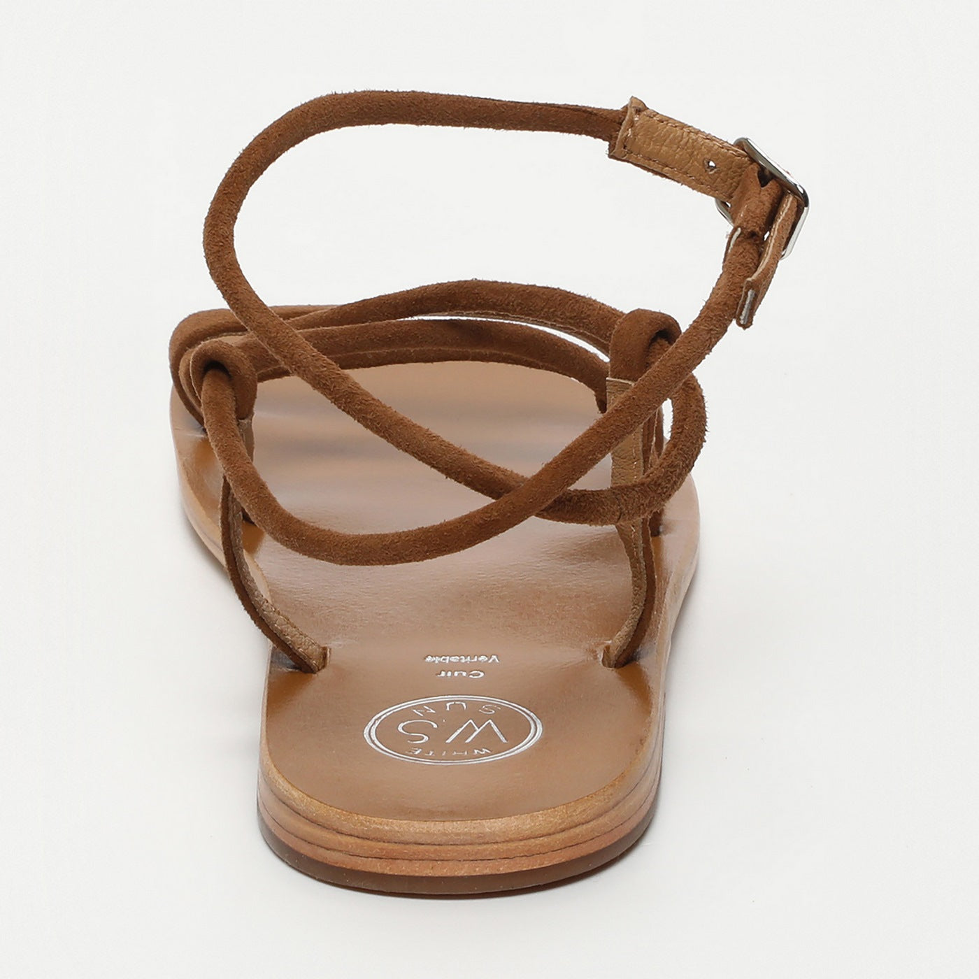 White Sun - Sandalias Taylee - Ante de cabra camel - Camel