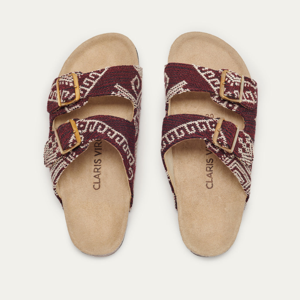 Sandalias Timor Odette Burdeos