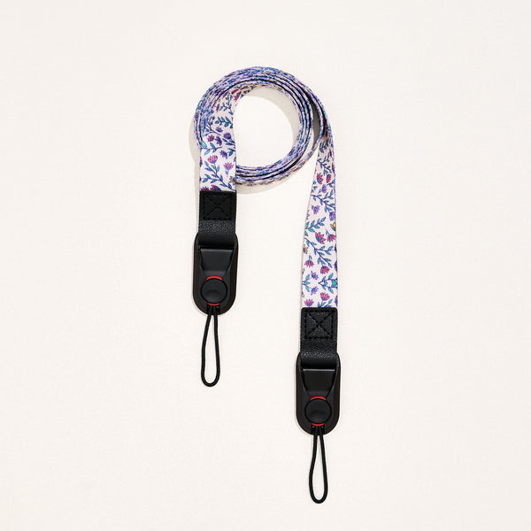Sangle bandoulière 2 points "Pastel Flora" - TIME LENS - TLS04 - 