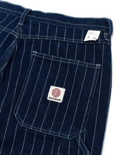 Dallas Stripe Work Pants - Indigo