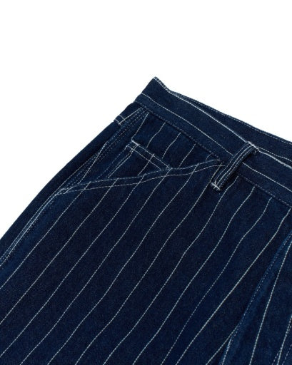 Dallas Stripe Work Pants - Indigo