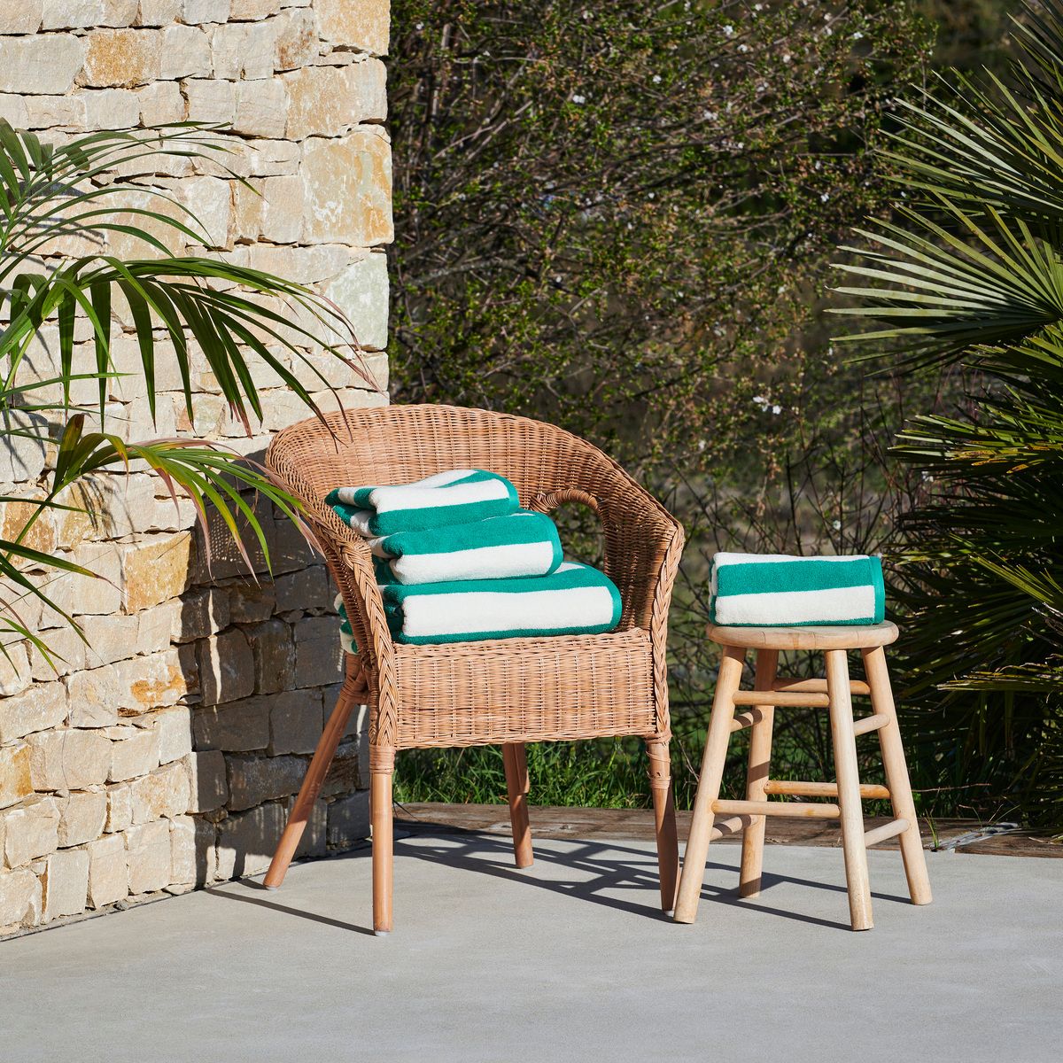 Les Planches - Serviette - Emeraude
