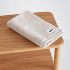 beige guest towel organic cotton portugal 600 grams