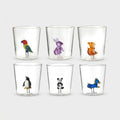 Pet Friends Mix 7 - Lot De 6 Verres Décorés
