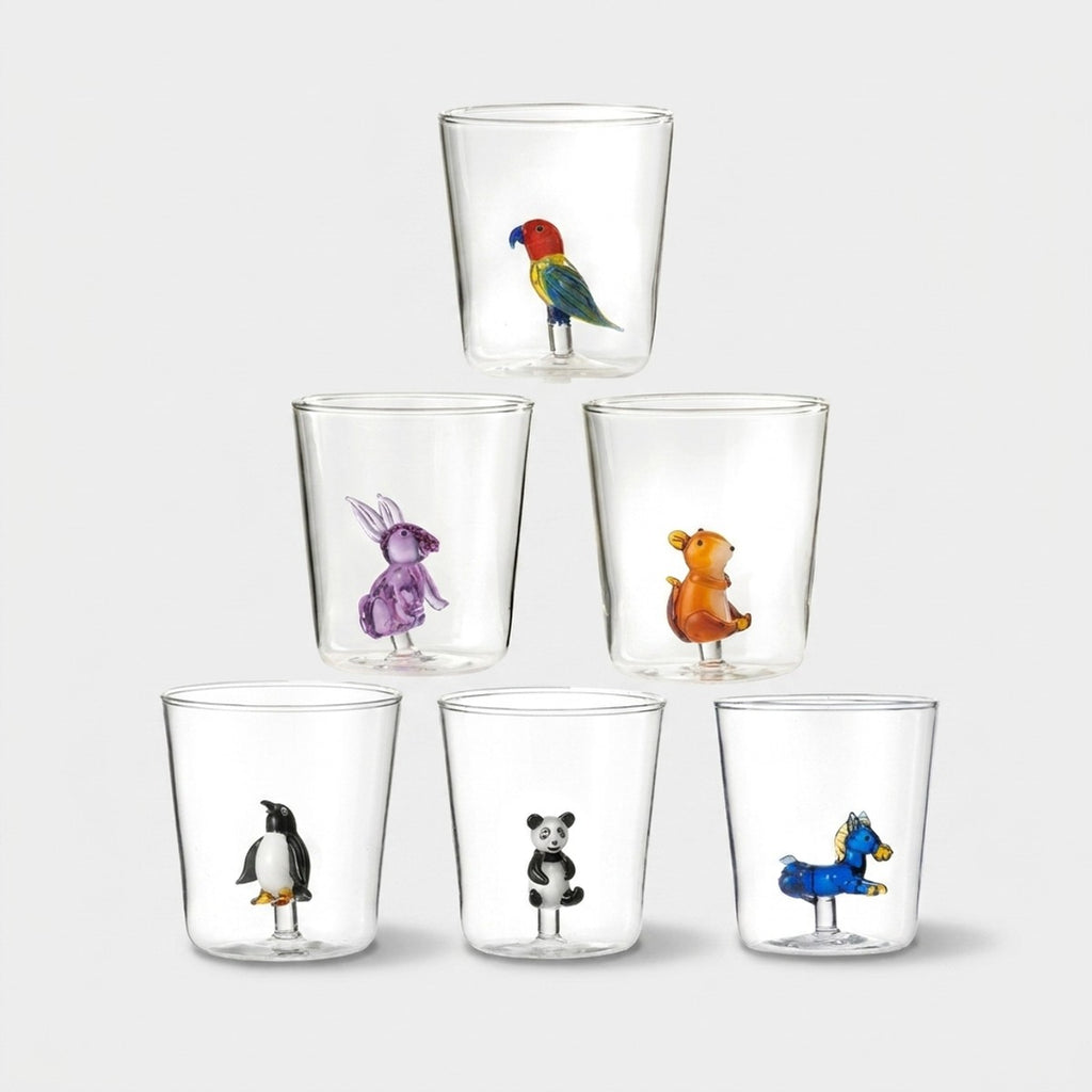 Pet Friends Mix 7 - Lot De 6 Verres Décorés