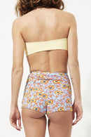 Stone Swim Shorts - Orange Flowers