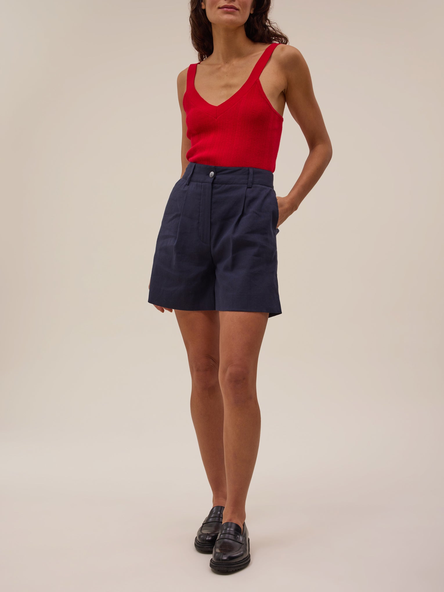 Short Alia - Navy - Femme
